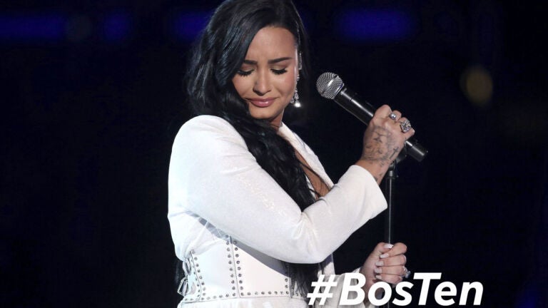 Demi Lovato performs "Anyone" at the 62nd annual Grammy Awards on Jan. 26, 2020, in Los Angeles.
