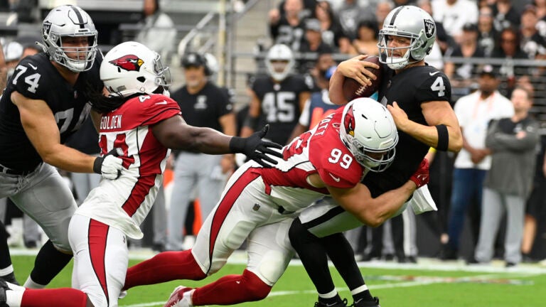 NFL Arizona Cardinals (J.J. Watt) Men's Game Football Jersey.