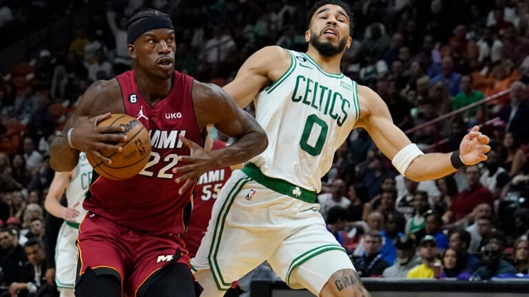 Jimmy Butler scores 24 to help Heat fend off Celtics 106-98 – Queen City  News