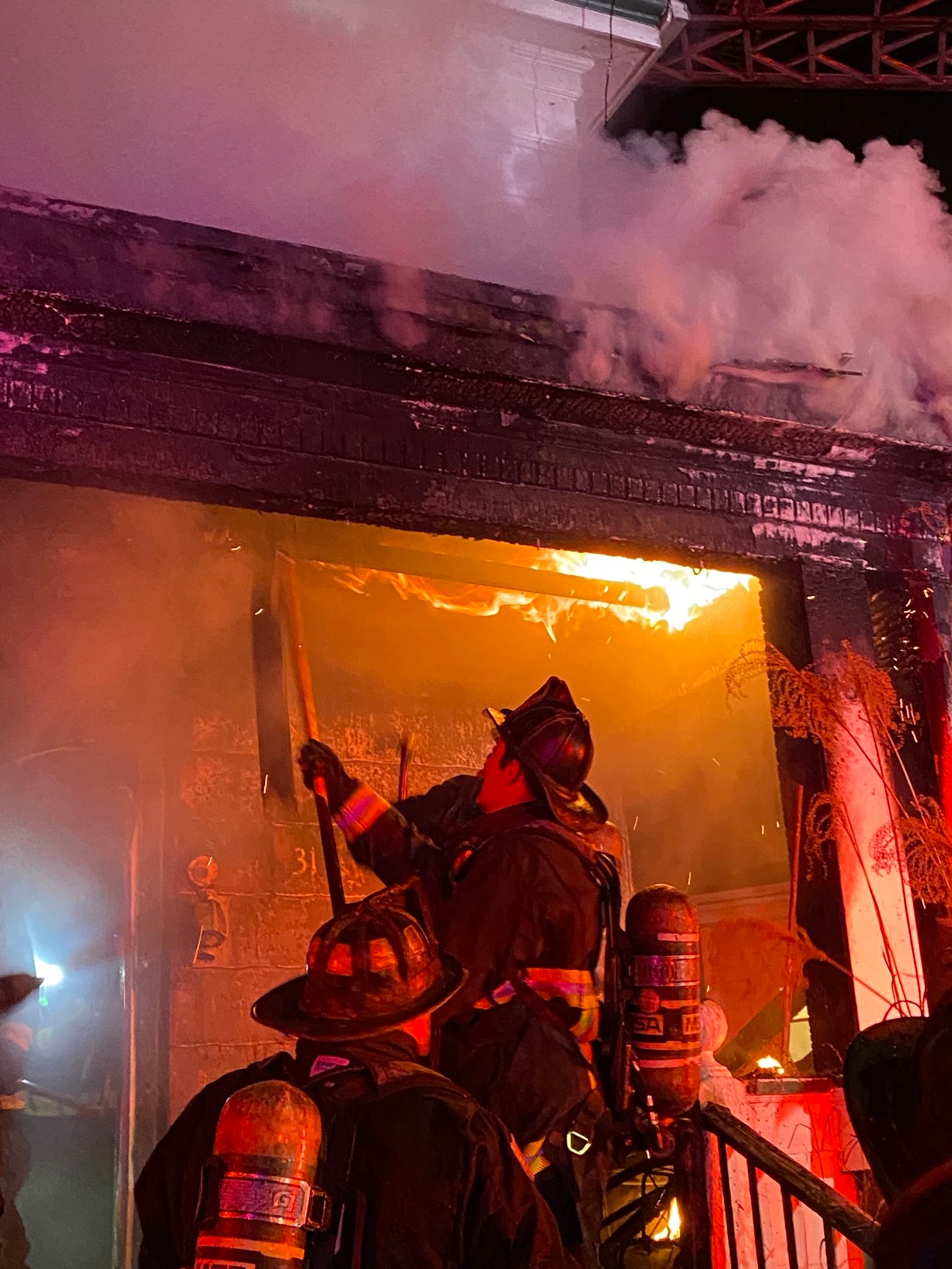 Firefighters rescue two adults, child from Dorchester blaze