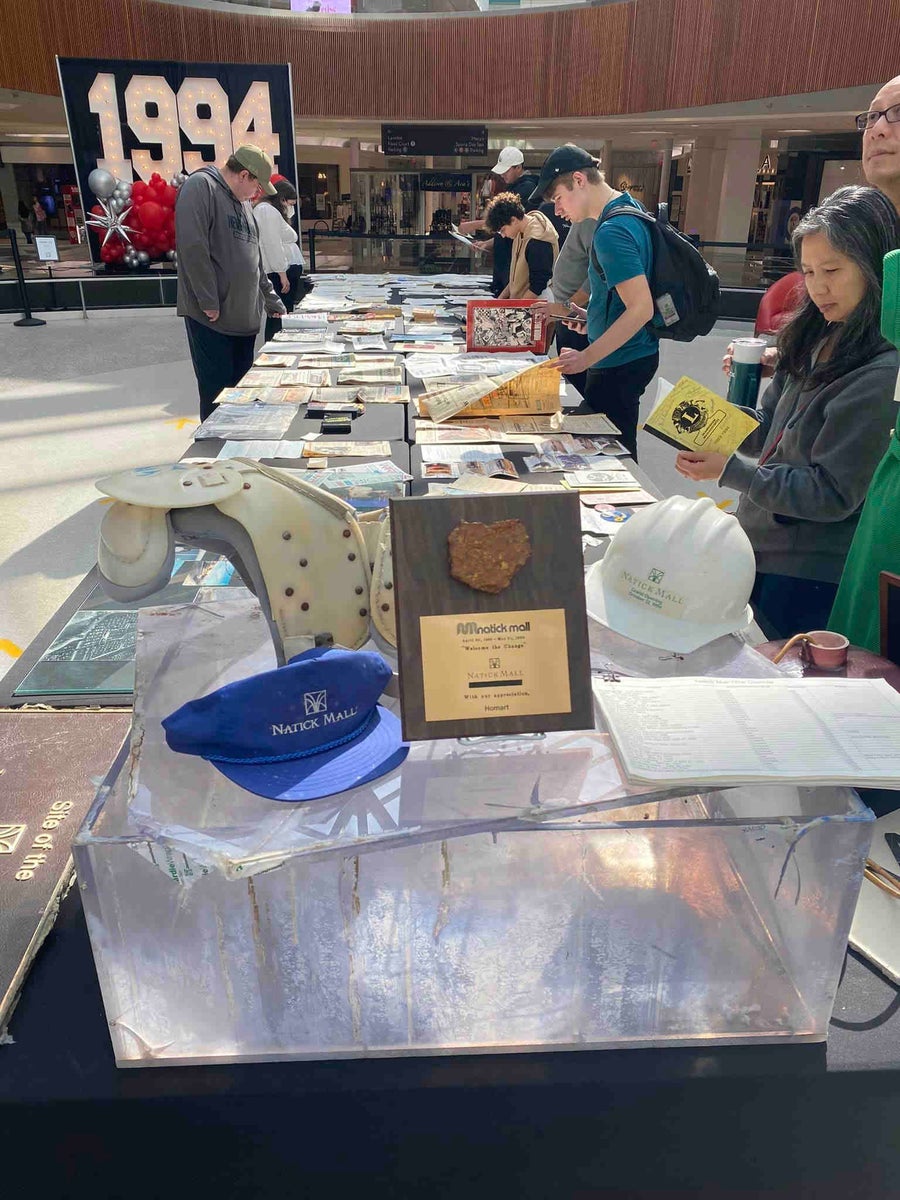 Here's what was in the Natick Mall time capsule from 1994