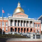 The Massachusetts State House.