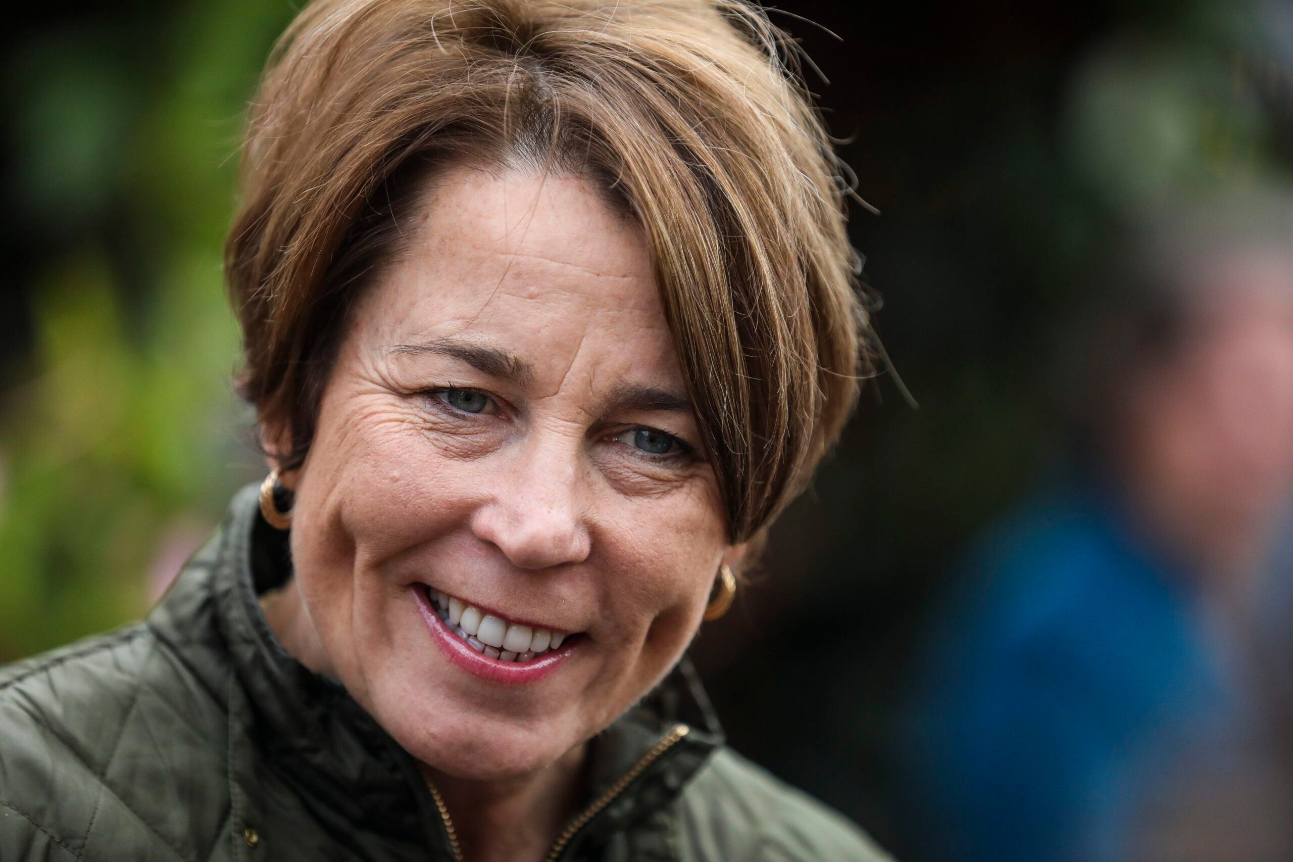 Maura Healey on the campaign trail in Massachusetts