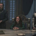 Rhys Ifans, Olivia Cooke, and Fabien Frankel on Episode 9 of "House of the Dragon."
