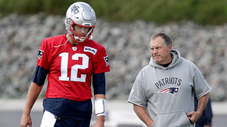 Bill Belichick praised Tom Brady for reaching an NFL milestone - The Boston  Globe