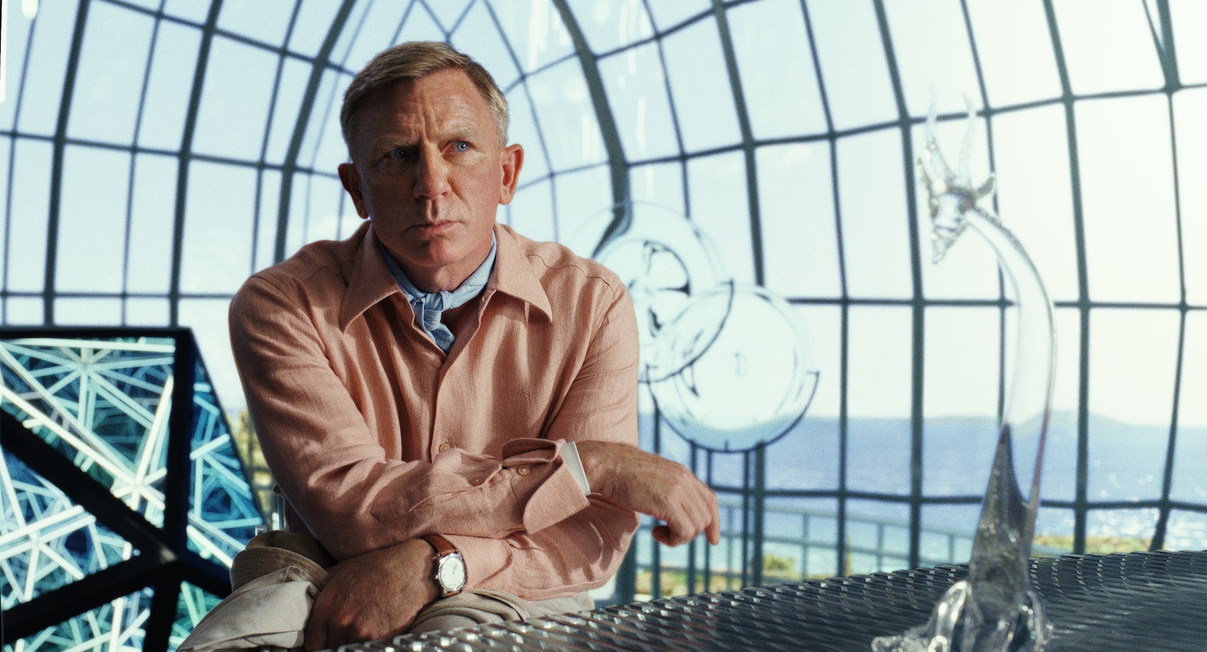 Daniel Craig as Detective Benoit Blanc in "Glass Onion: A Knives Out Mystery."