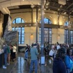 The Substation in Roslindale full of people during porchfest