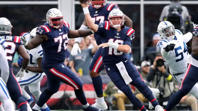 Everything Mac Jones said after Patriots beat Colts: No QB turnovers is 'an  improvement' 