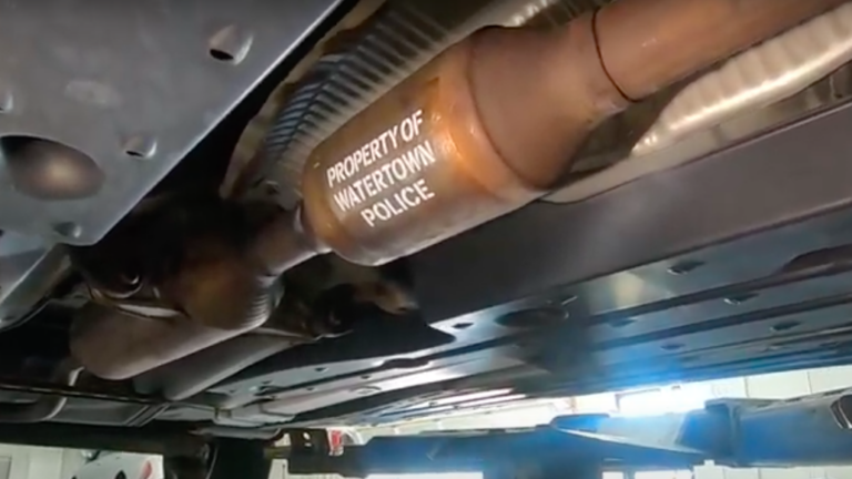 Watertown s new tool to combat catalytic converter theft Spray