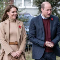 Britain's Prince William and Britain's Kate, Princess of Wales