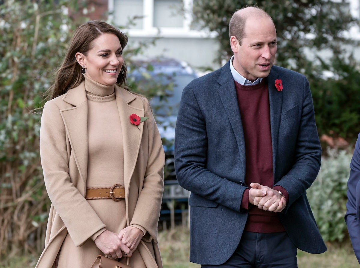 Britain's Prince William and Britain's Kate, Princess of Wales
