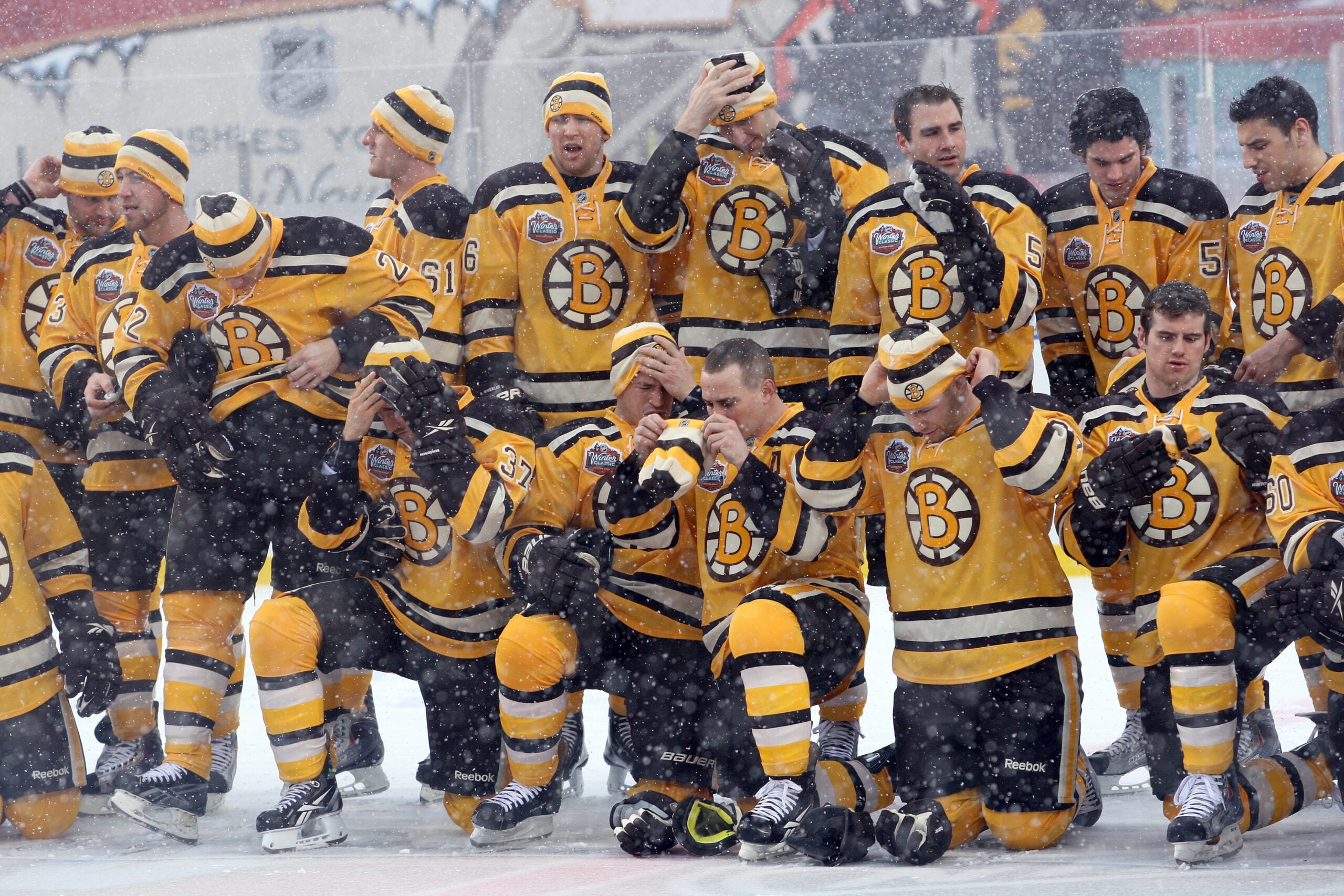 Look: Bruins reveal their 2023 Winter Classic jerseys