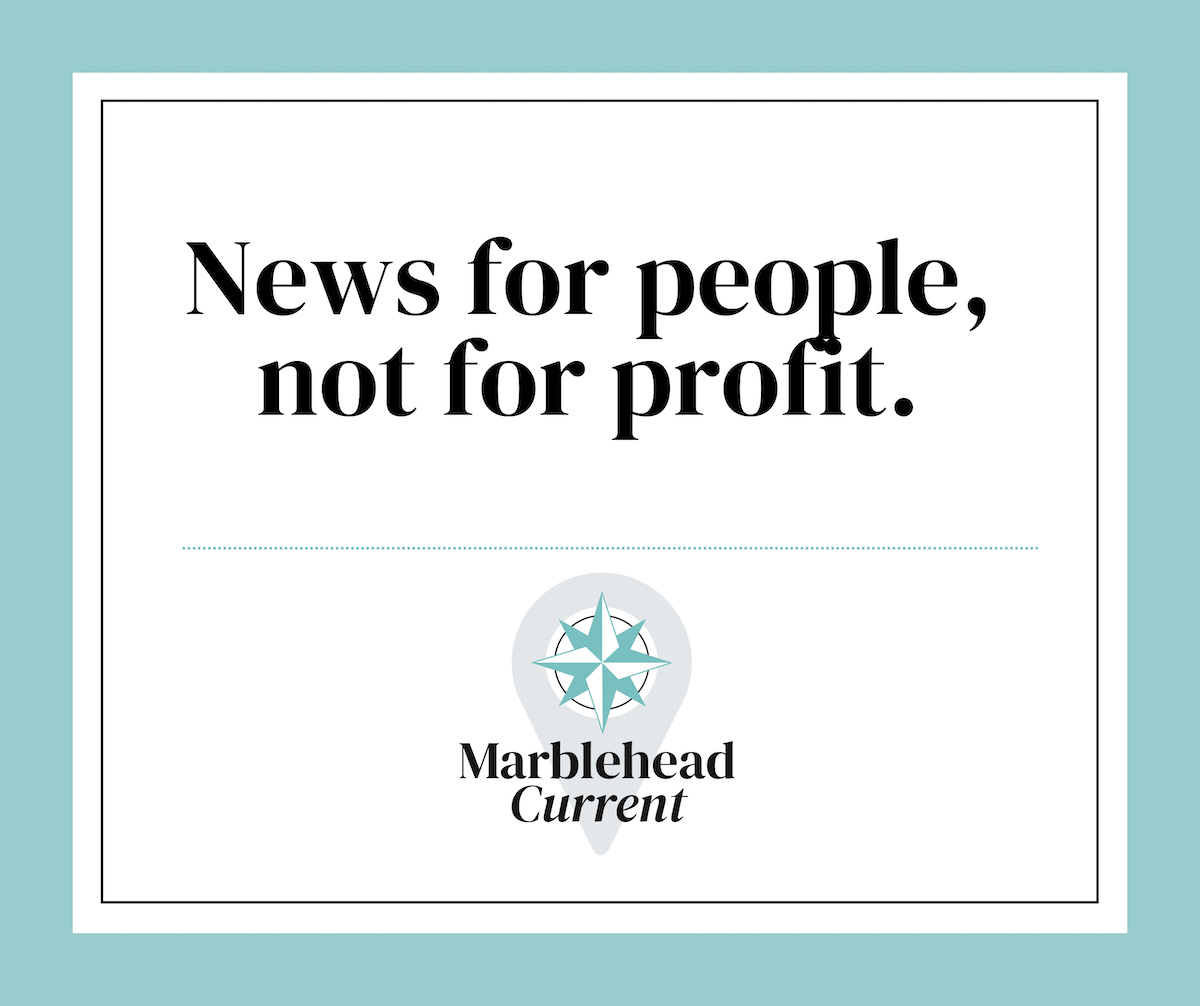 A social media advertisement for the Marblehead Current