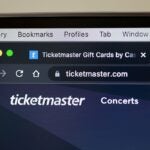 Ticketmaster website