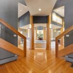 12 Solomon Pierce Road entryway to space with lines leading to the center of the home.