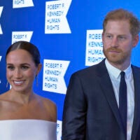 Prince Harry and Meghan, Duke and Duchess of Sussex, in New York City to accept the Robert F. Kennedy Ripple of Hope Award on Tuesday, Dec. 6, 2022.