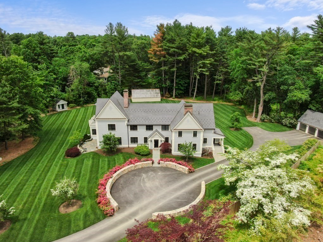 For $4.5m, a private oasis with a greenhouse in Needham