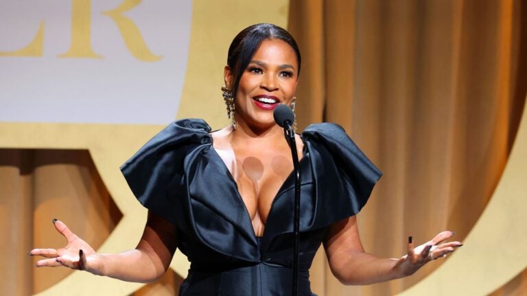 Nia Long spoke at the EBONY Power 100 event in Los Angeles in October.