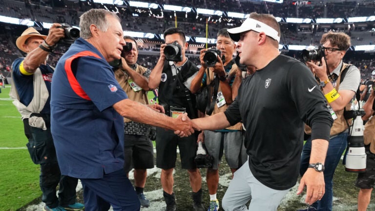 McDaniels welcomes mentor Belichick and Patriots to Vegas