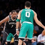 Kevin Durant and Jayson Tatum