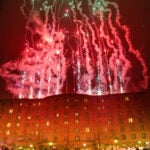 Fireworks at First Night Boston.