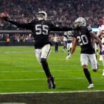 Chandler Jones Raiders Patriots walk-off touchdown