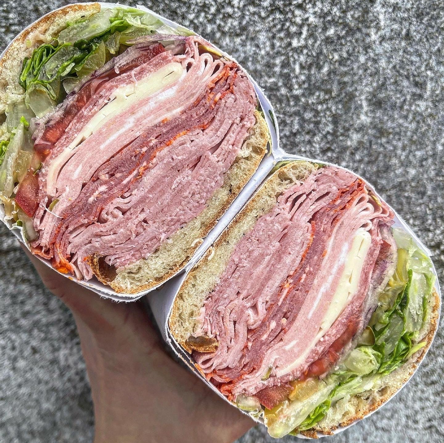 The Modern Butcher deli meat sandwich