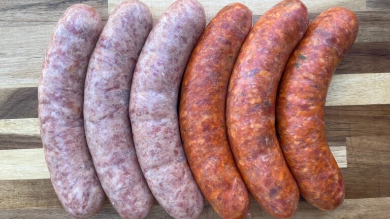 modern butcher sausage