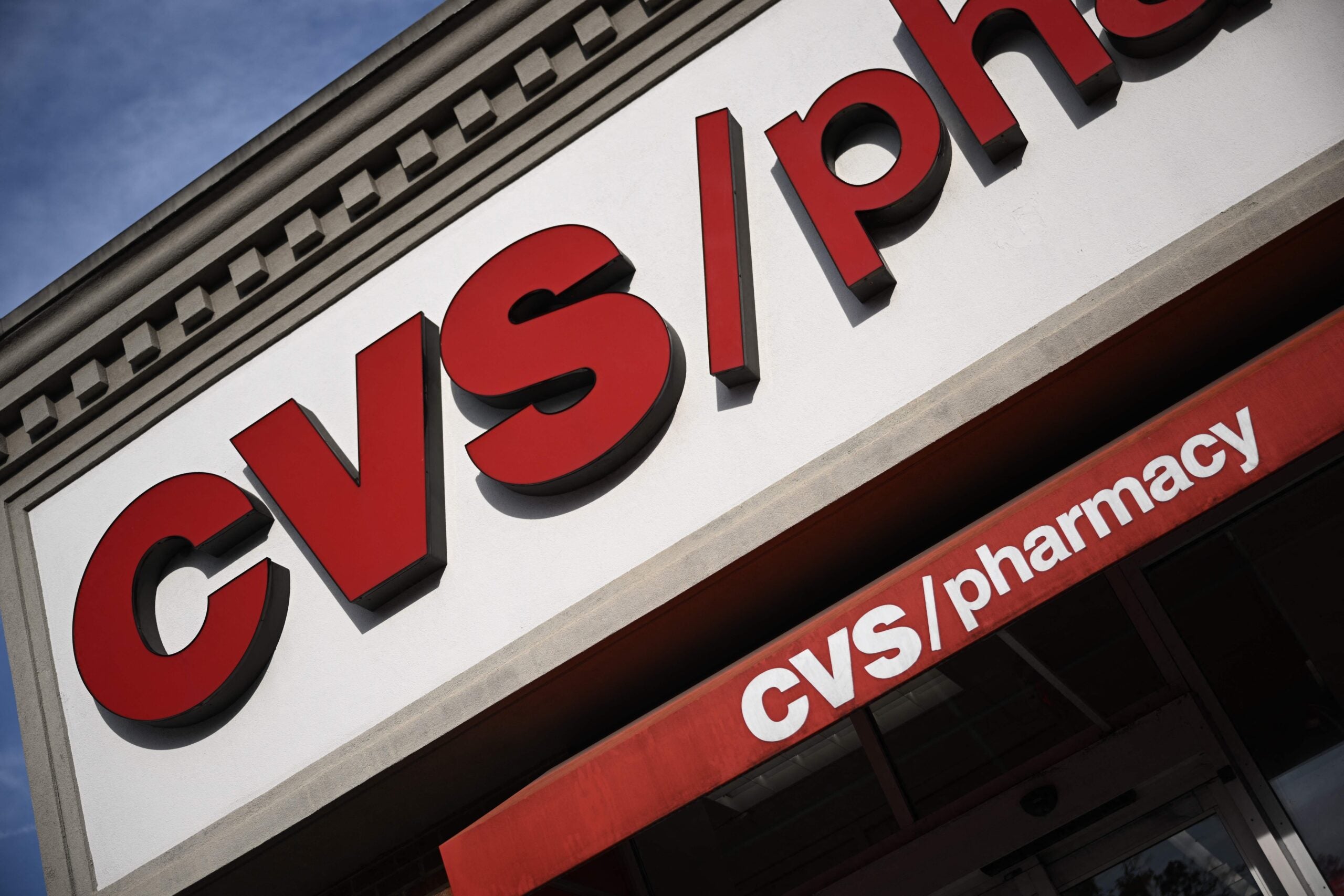 A sign for a CVS Pharmacy.