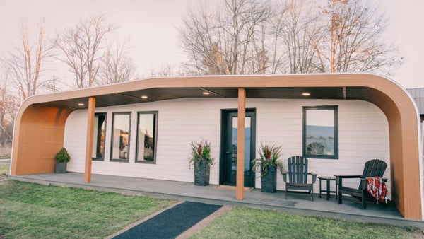 UMaine unveils the world's first bio-based 3D-printed house