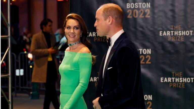 Britain's Prince William and Kate, Princess of Wales arrive for the the second annual Earthshot Prize Awards Ceremony at the MGM Music Hall, Friday, Dec. 2, 2022, in Boston.