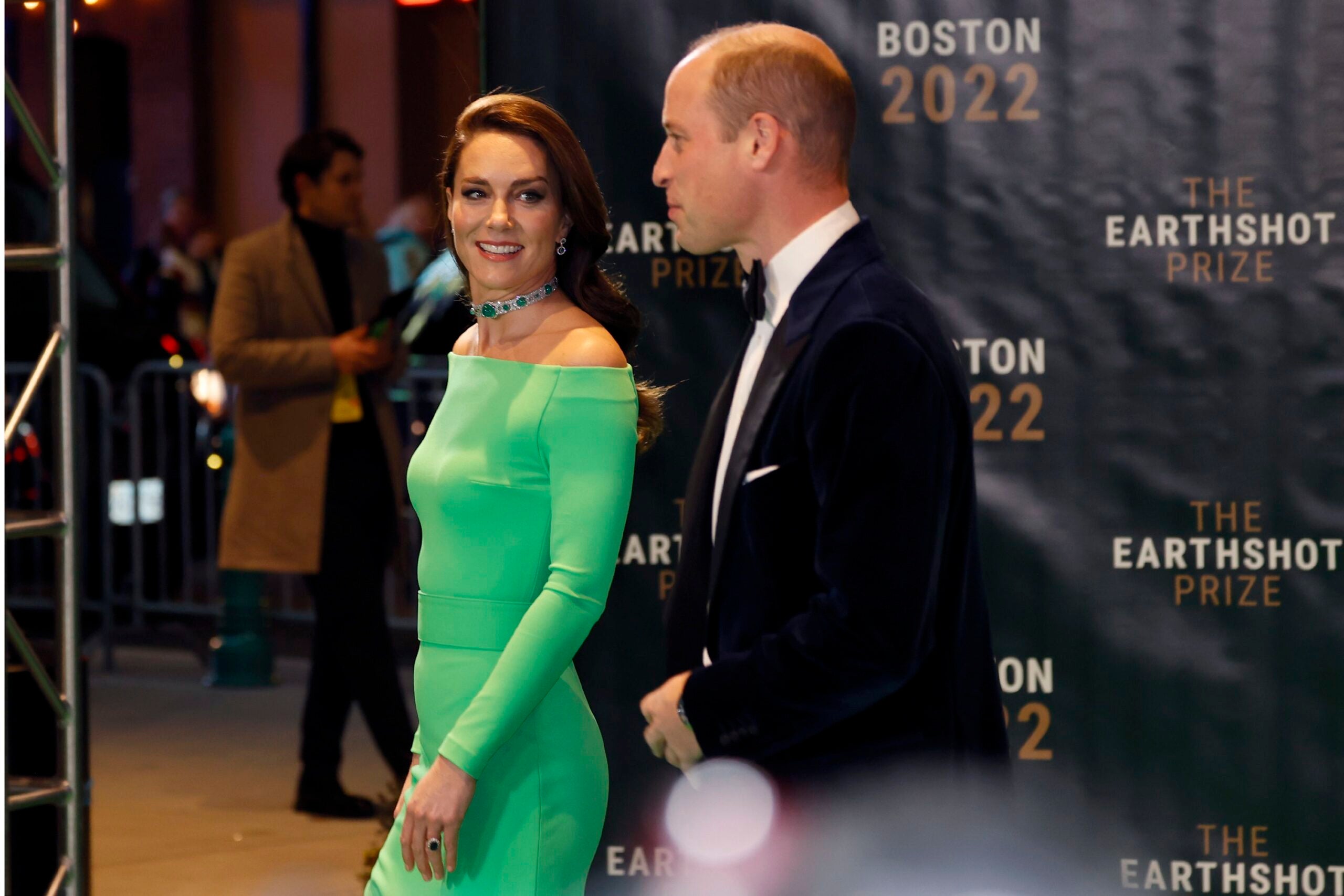 Britain's Prince William and Kate, Princess of Wales arrive for the the second annual Earthshot Prize Awards Ceremony at the MGM Music Hall, Friday, Dec. 2, 2022, in Boston.