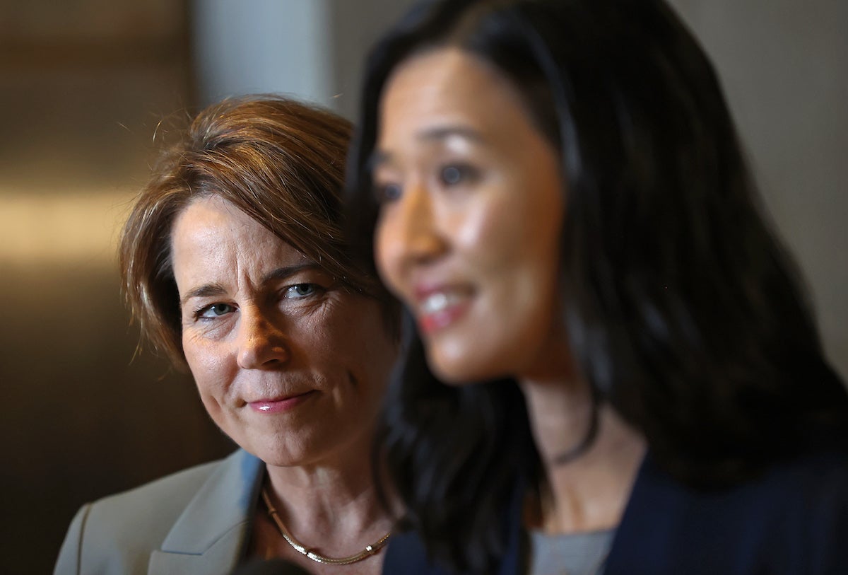 Maura Healey met privately with Boston Mayor Michelle Wu