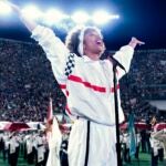 Naomi Ackie as Whitney Houston in "Whitney Houston: I Wanna Dance with Somebody."