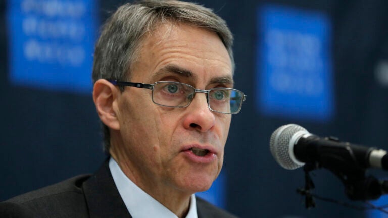 Kenneth Roth, Human Rights Watch's executive director, speaks during a news conference in Seoul, South Korea, Nov. 1, 2018.