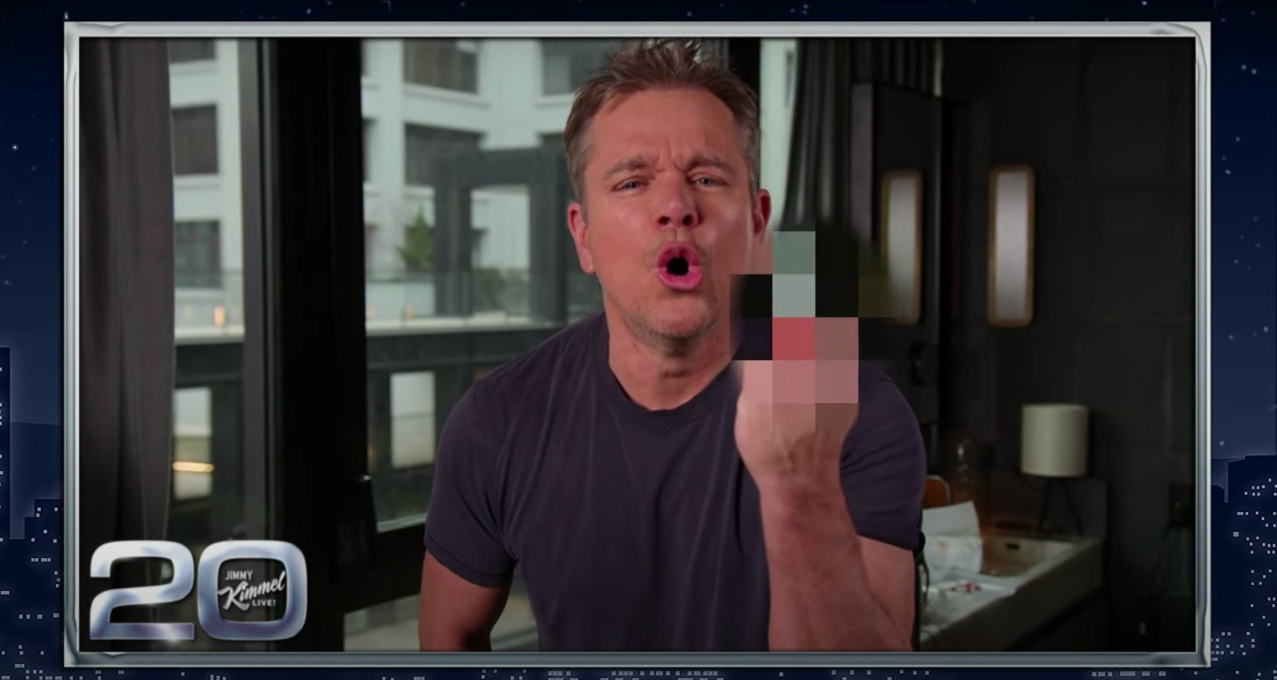 Matt Damon appears on the 20th anniversary episode of "Jimmy Kimmel Live!"