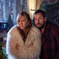Jennifer Aniston and Adam Sandler in "Murder Mystery 2."