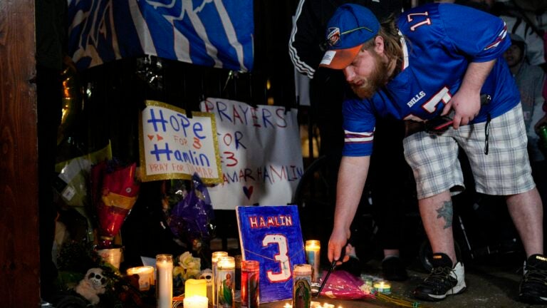 Von Miller Buffalo Bills Prayer Candle 