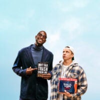 Kevin Garnett and "Your Cousin from Boston" Greg Hoyt star in the Sam Adams 2023 Super Bowl commercial.