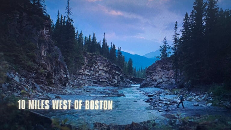 A scene supposedly set "10 miles west of Boston" on HBO's "The Last of Us."