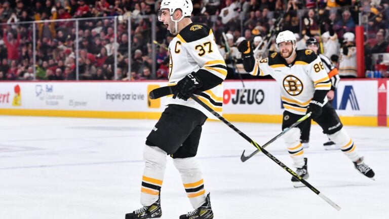 Patrice Bergeron Scores For Bruins After No-Call On Linus Ullmark