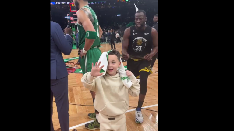 Watch: Draymond Green's adorable postgame moment with Deuce Tatum