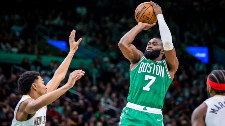 Jaylen Brown scores season-high 41 points, Celtics beat Pelicans