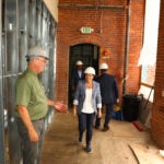 While campaigning for governor, Maura Healey toured a portion of the former Marriner Mill that’s being developed into mixed-income rental housing. On Thursday, Healey filed her first piece of legislation, targeting infrastructure, economic development, and housing.