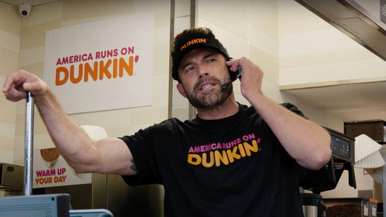 Watch Ben Affleck and Jennifer Lopez in a Dunkin' Super Bowl commercial