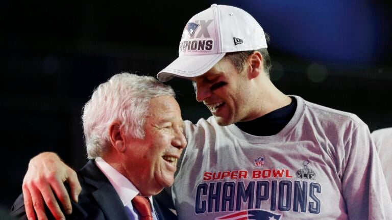 Robert Kraft Tom Brady