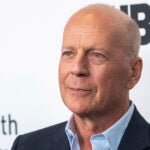 Bruce Willis attends a movie premiere in New York on Friday, Oct. 11, 2019.