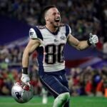 New England Patriots wide receiver Danny Amendola (80) reacts during the second half of NFL Super Bowl XLIX football game against the Seattle Seahawks Sunday, Feb. 1, 2015, in Glendale, Ariz.