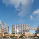 A rendering of Cronin's proposal for the property adjacent the the Boston Convention and Exhibition Center.