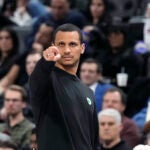 Head coach Joe Mazzulla is leading his squad to one of the best Celtics season's ever.